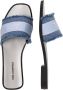 Karl Lagerfeld Slippers & Mules Skoot Ii Border Slide in blauw - Thumbnail 5