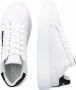 Karl Lagerfeld Maxi Kup Dames Sneakers Schoenen Sneaker Leer Wit KL62210 - Thumbnail 8