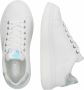 Karl Lagerfeld women& shoes leather trainers sneakers Kapri Signia Wit Dames - Thumbnail 6