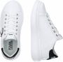 Karl Lagerfeld women's shoes leather trainers sneakers K Ikonik Kapri Wit Dames - Thumbnail 14