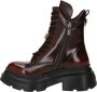 Karl Lagerfeld Boots & laarzen Danton Mono Mid Lace Boot in rood - Thumbnail 2
