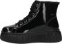 Karl Lagerfeld Sneakers Kreeper Lo Shine Mid Lace in zwart - Thumbnail 3