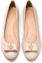 Kazar Dames beige ballerina's Beige Dames - Thumbnail 5