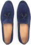 Kazar slip on marineblauwe loafers met kwastjes - Thumbnail 4