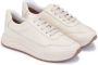 Kazar Dames off-white leren sneakers met een comfortabele constructie White Dames - Thumbnail 3