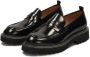 Kazar Studio Zwarte loafers gestikt met witte draad Black Heren - Thumbnail 3