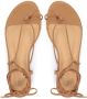 Kazar Lichtbruine sandalen voor dames met een teenband - Thumbnail 6