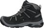 Keen Circadia Mid Heren Wandelschoenen Black Steel Grey Zwart Leer K1026768 - Thumbnail 12