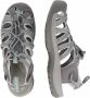 Keen Whisper Dames Wandelsandalen Medium Grey Peacock Green Grijs Polyester K1022814 - Thumbnail 5