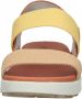 Keen Elle Backstrap Dames Sandalen Fossil Orange Silver Birch Oranje Gerecyclede PET flessen K1026041 - Thumbnail 3