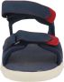 Kickers Donkeblauwe Lederen Jongenssandaal Velcro - Thumbnail 5