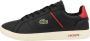 Lacoste Europa Pro 222 Heren Sneakers Schoenen Leer Zwart 744SMA00121B5 - Thumbnail 11