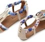 Lascana Sandalen Zomerschoen Sandalette zomerschoen met versiering en kleine sleehak VEGAN - Thumbnail 4