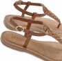 Lascana Teenslippers Sandaal pantoletten van leer met kleine nagels - Thumbnail 4