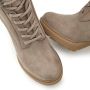 Lascana Highheel-laarsjes Hoge veterschoenen van leer blokhak plateaulaarzen veterschoenen - Thumbnail 7
