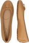Ralph Lauren Beige leren ballerina's Jayna Beige Dames - Thumbnail 4