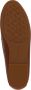 Ralph Lauren Leren Mocassins Logo Voorkant Rubberen Zool Brown Dames - Thumbnail 17