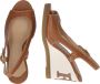 Lauren Ralph Lauren Sandalen van leer met labeldetail model 'RONI' - Thumbnail 3