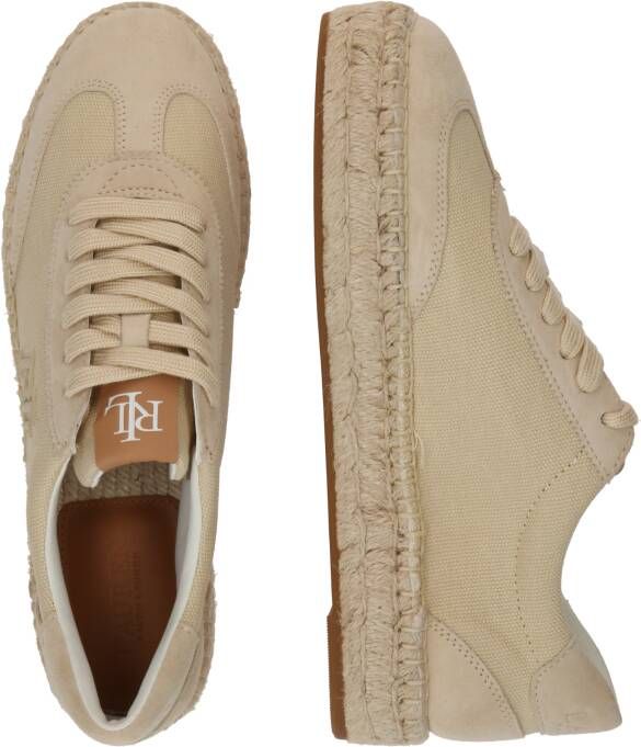 Lauren Ralph Lauren Sneakers van leermix met labeldetails model 'LUIZE'