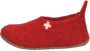 Living Kitzbühel Kid's Slipper Schweizer Kreuz Pantoffels rood - Thumbnail 3