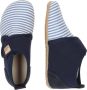 Living Kitzbühel Kid's Babyklett Sigi Streifchen Pantoffels blauw - Thumbnail 4