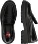 Love Moschino Zwarte leren mocassin met rubberen zool Black Dames - Thumbnail 22