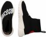 Love Moschino Stoffen Sneakers met Rubberen Zool voor Dames Lente Zomer Collectie Black Dames - Thumbnail 7