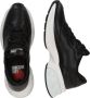 Love Moschino Crystal love chunky leren sneakers zwart - Thumbnail 5