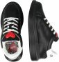 Love Moschino Witte Dames Sneakers van Kunstleer Black Dames - Thumbnail 8