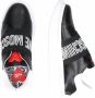 Love Moschino Platform Sneakers met Oogjes Detail Black - Thumbnail 15