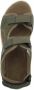 Lowa Platte Sandalen van Nubuck Leer Green Dames - Thumbnail 4