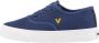 Lyle & Scott Wick Kids sneakers donkerblauw Jongens Textiel Logo 29 - Thumbnail 14