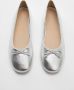 Mango Kids ballerina's zilver Meisjes Imitatieleer Effen 31 - Thumbnail 5