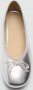 Mango Kids ballerina's zilver Meisjes Imitatieleer Effen 29 - Thumbnail 5