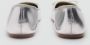 Mango Kids ballerina's zilver Meisjes Imitatieleer Effen 29 - Thumbnail 6