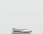 Mango Kids ballerina's zilver Meisjes Imitatieleer Effen 29 - Thumbnail 7