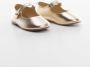 Mango Kids ballerina's goud Meisjes Imitatieleer Effen 24(14 8cm) - Thumbnail 5