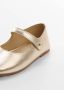 Mango Kids ballerina's goud Meisjes Imitatieleer Effen 24(14 8cm) - Thumbnail 7