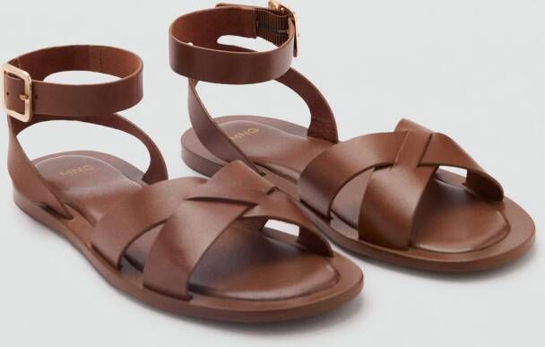 Mango Sandalen met riem 'ICE'