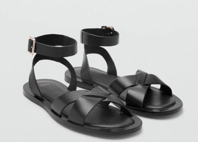 Mango Sandalen met riem
