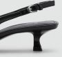 Mango slingback pumps zwart - Thumbnail 7