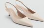Mango slingback pumps lichtbeige - Thumbnail 6