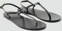 Mango leren sandalen zwart - Thumbnail 6
