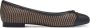 Marco Tozzi MT Vegan Soft Lining + Feel Me insole Dames Ballerina's BLACK COMB - Thumbnail 3