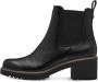 Marco Tozzi Chelsea-boots LUTTER hakken enkellaars chunky boots in vegan-verwerking - Thumbnail 3