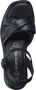 Marco tozzi Zwarte platte sandalen voor vrouwen Black Dames - Thumbnail 11