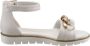 Marco Tozzi Sandalen sleehak zomerschoen sandaal met sierketting in ton-sur-ton - Thumbnail 8