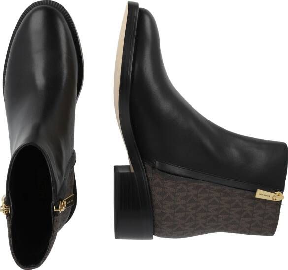 Michael Kors Regan Flat Bootie Black Brown-kort laarsje-enkel laarsje - Foto 3