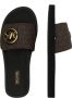Michael Kors Bruine Charm Slide Pantoffels Brown Dames - Thumbnail 6