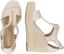 Michael Kors Wedge Sandaal Vanille Stijlvol White Dames - Thumbnail 9